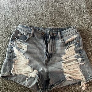 American Eagle Outfitters Distressed Denim Shorts